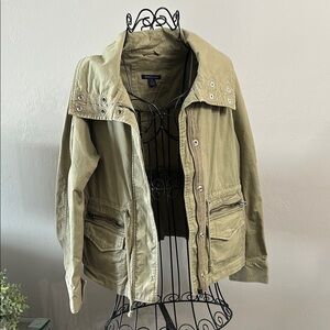 Tommy Hilfiger Women's Olive Green Jacket
